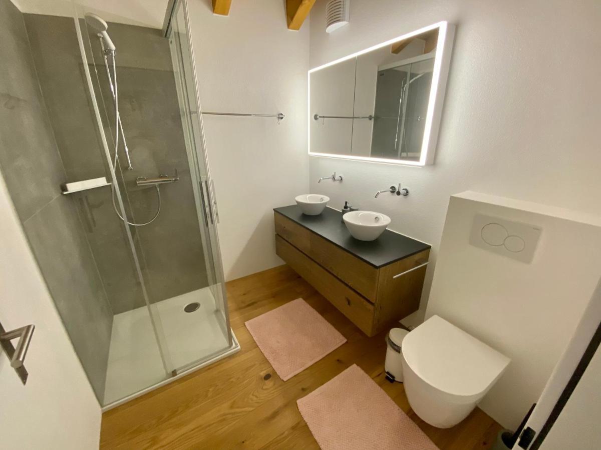 Moderne Dachwohnung Naehe Zermatt Mit Balkon Täsch Eksteriør billede